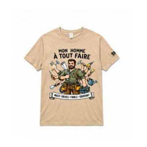 T-shirt « Mon Homme à Tout Faire » – Le cadeau parfait pour l’homme parfait